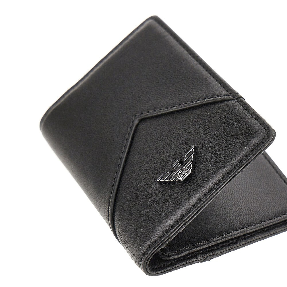 Nappa leather tri-fold cardholder