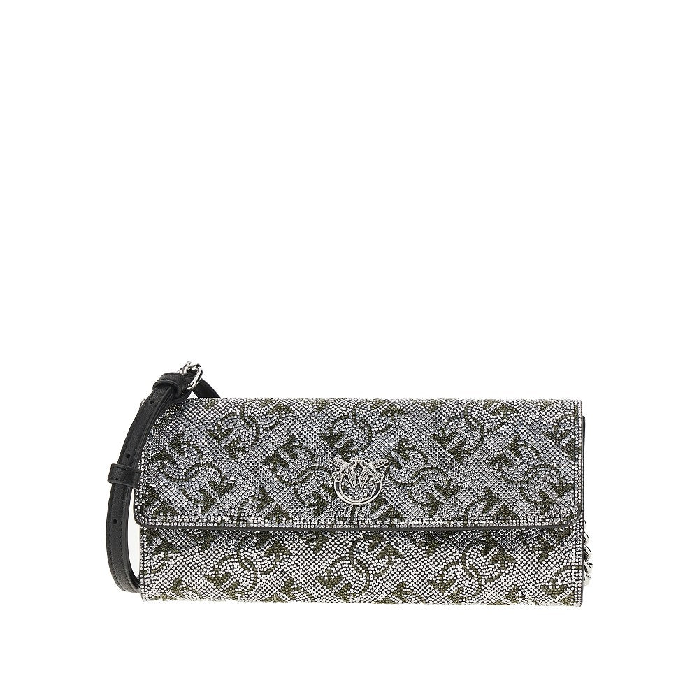 'Love Birds' clutch wallet whit rhinestone