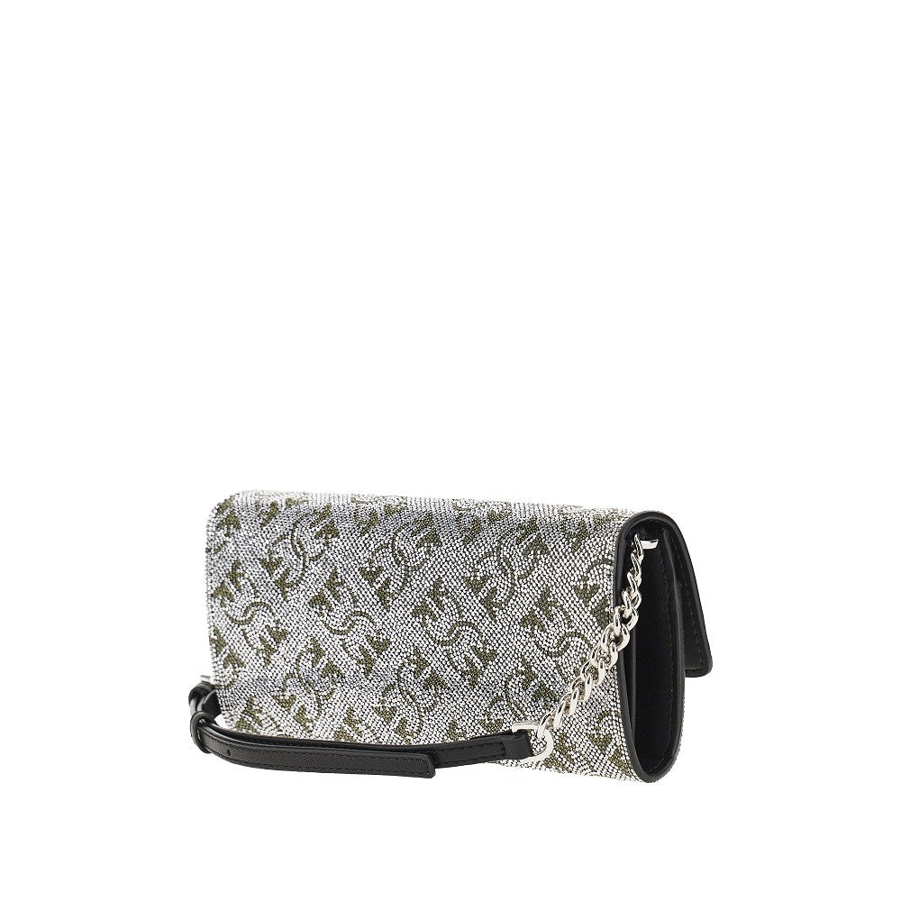 'Love Birds' clutch wallet whit rhinestone