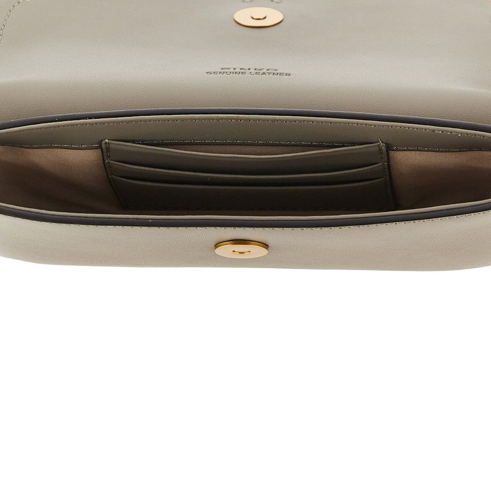 'Saddle Flat' leather pouch