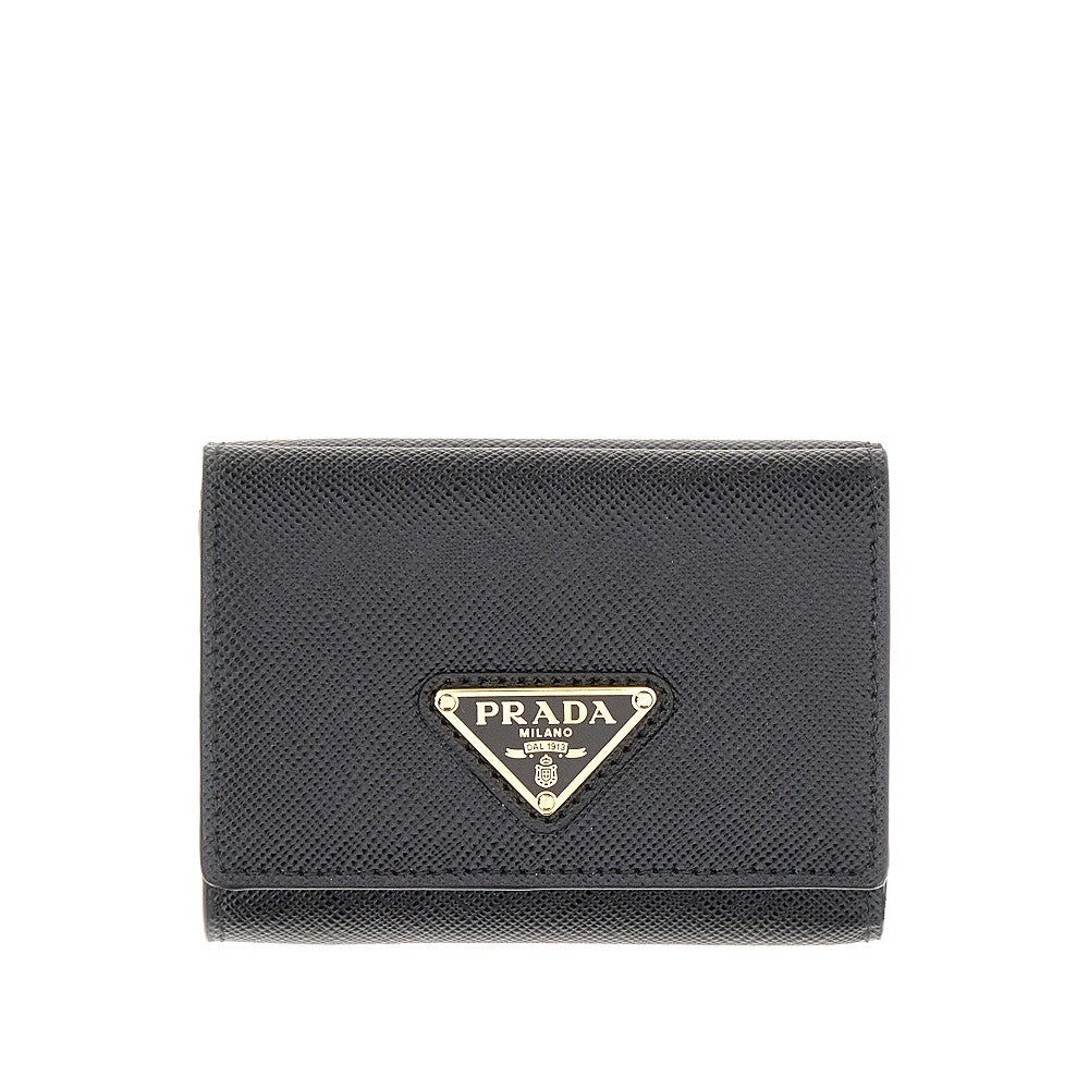 Saffiano leather mini wallet