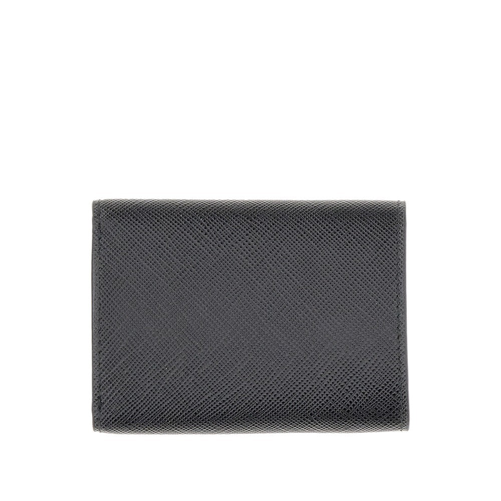 Mini portafoglio in pelle Saffiano