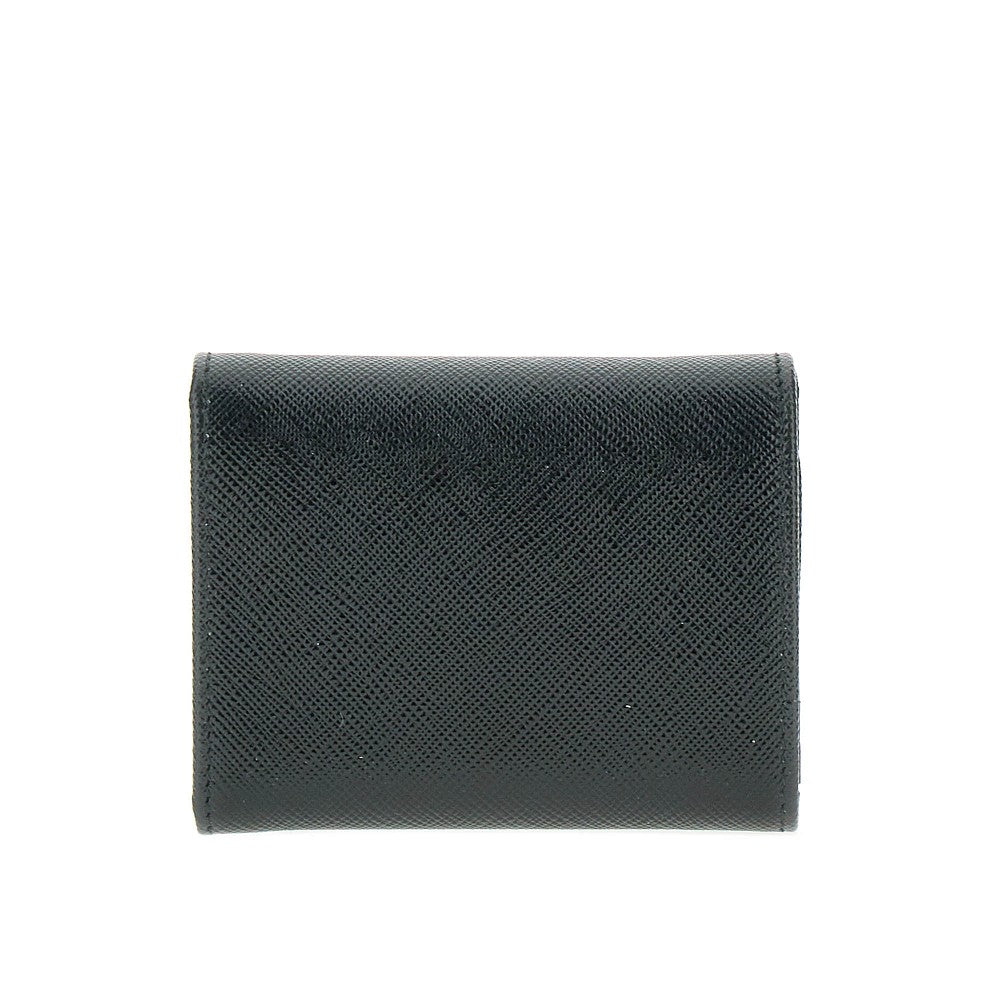 Saffiano leather mini wallet