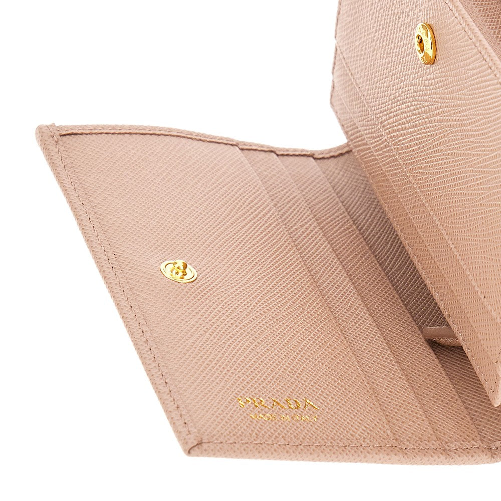Saffiano leather small wallet