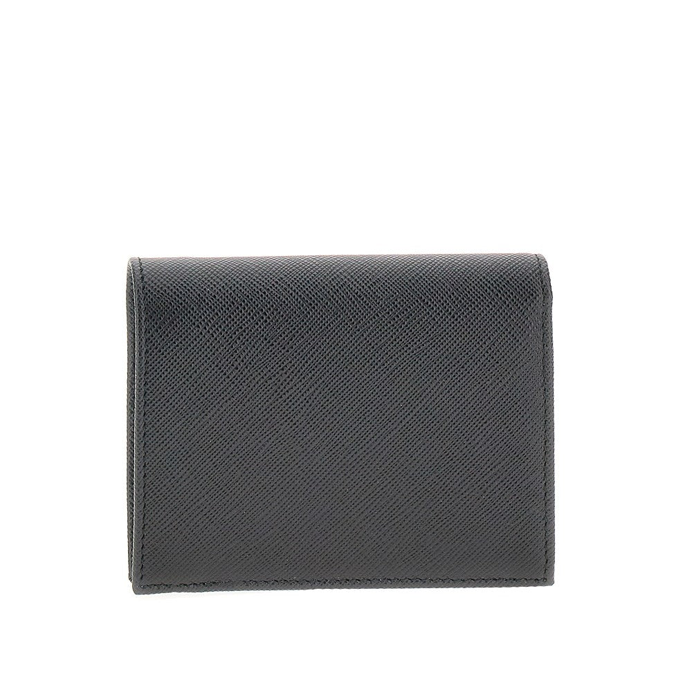 Saffiano leather bi-fold wallet