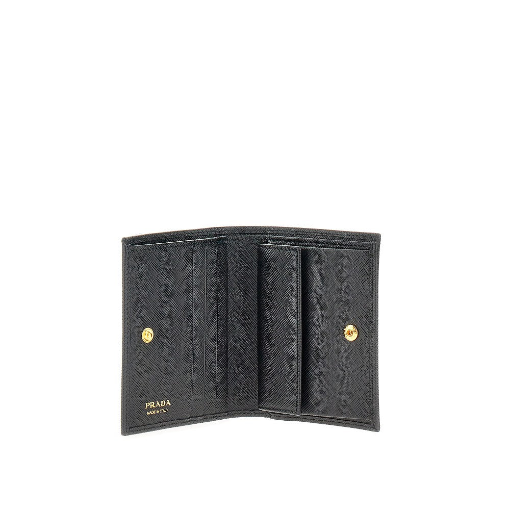 Saffiano leather bi-fold wallet