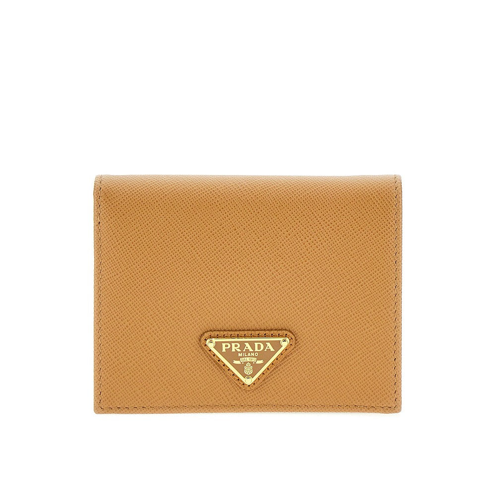 Saffiano leather bi-fold wallet