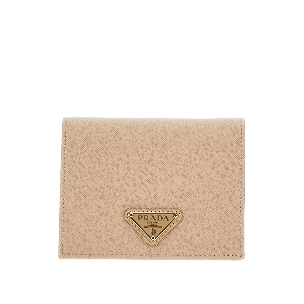 Saffiano leather bi-fold wallet