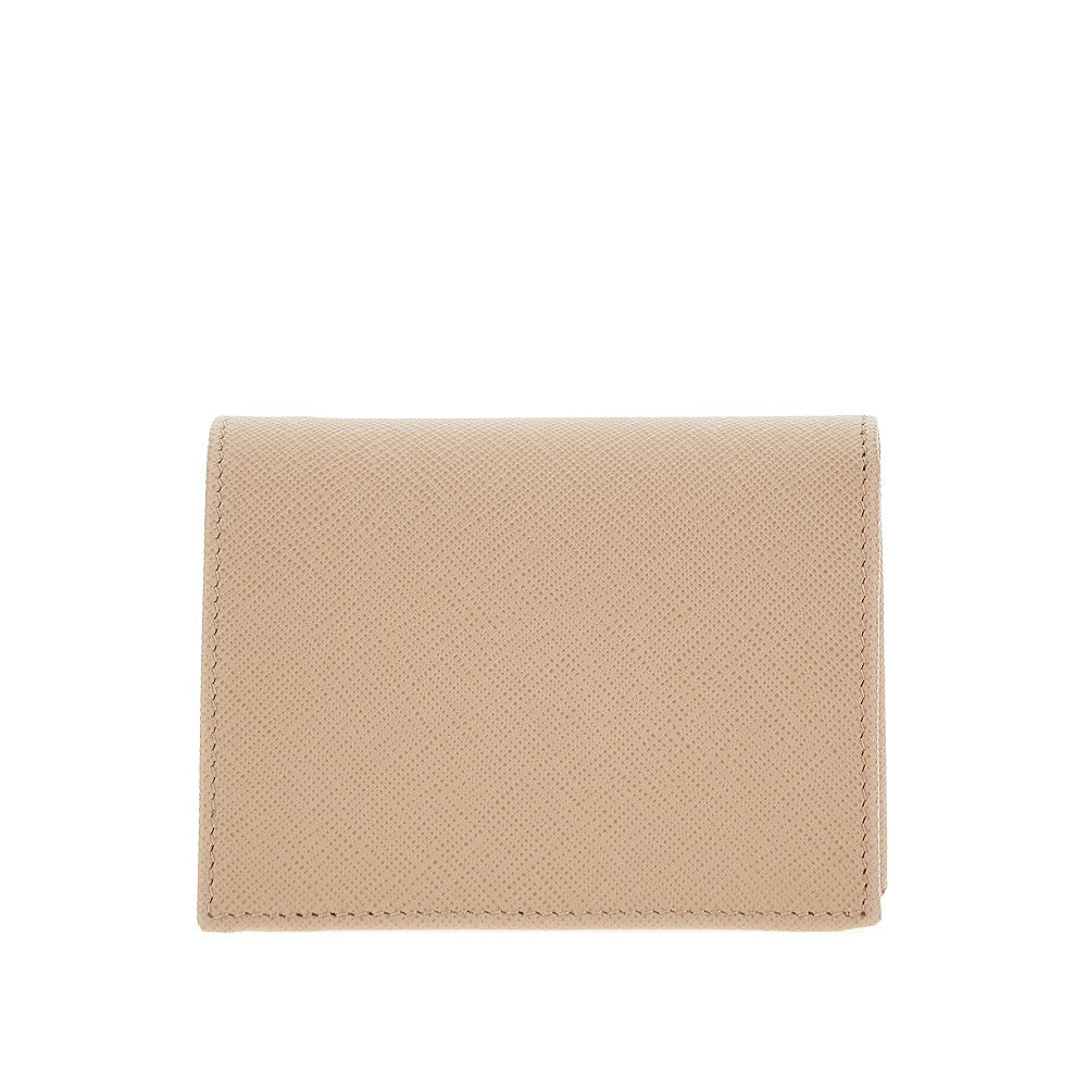 Saffiano leather bi-fold wallet