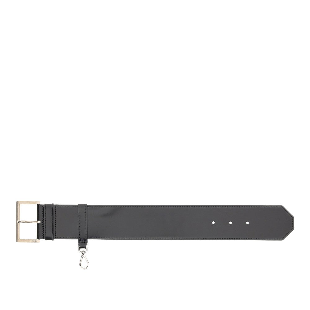 Spazzolato leather detachable sleeve handle