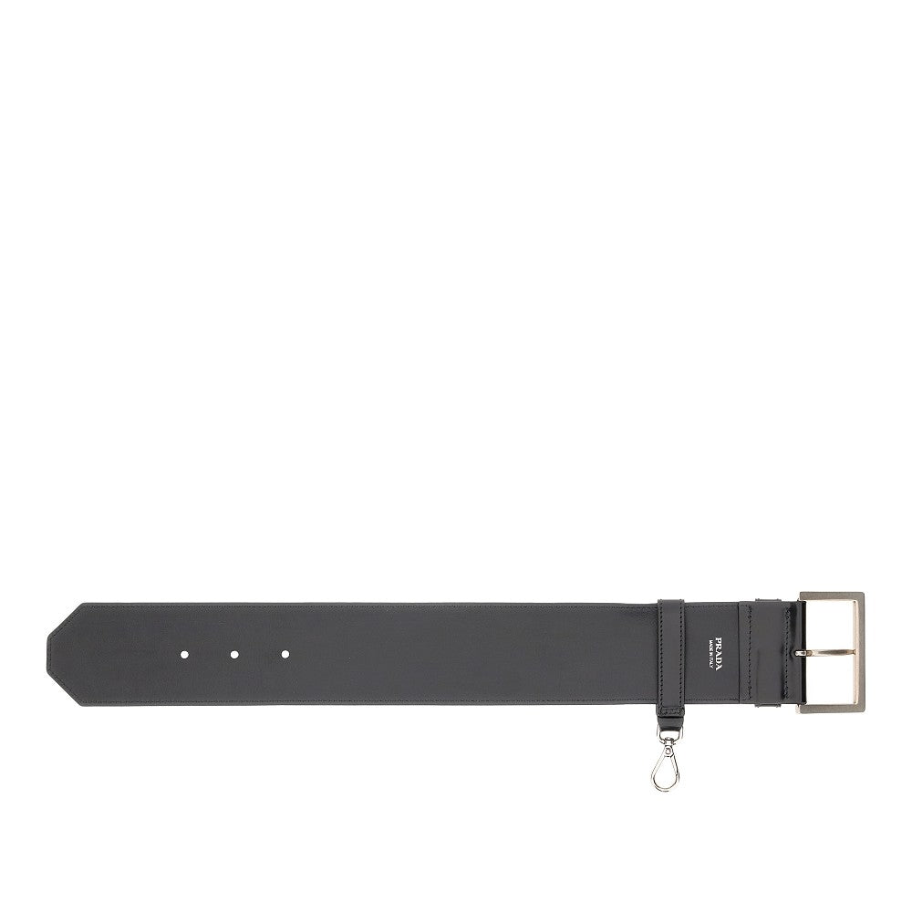 Spazzolato leather detachable sleeve handle