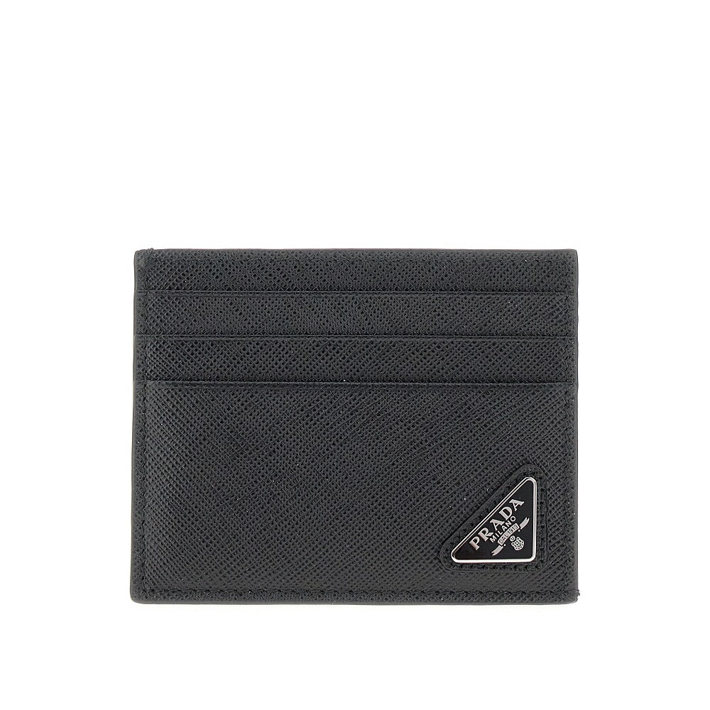 Portacarte in pelle Saffiano