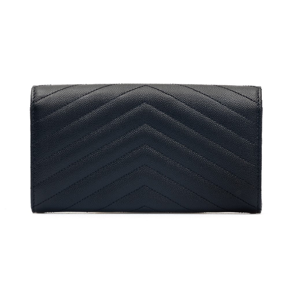Grain de Poudre leather wallet