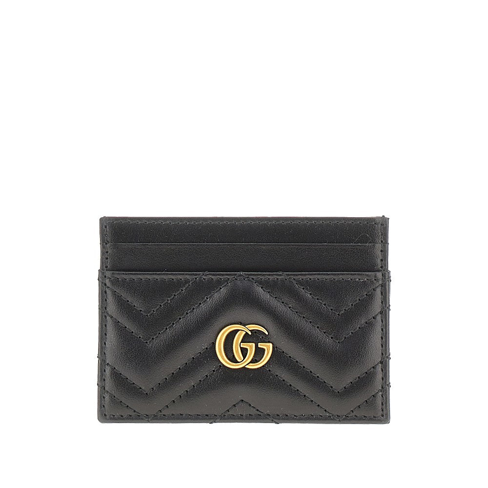 Portacarte 'GG Marmont' in pelle