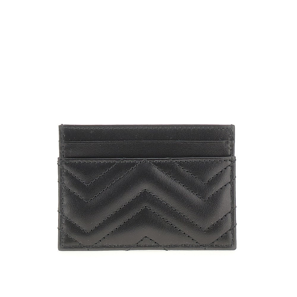 Portacarte 'GG Marmont' in pelle