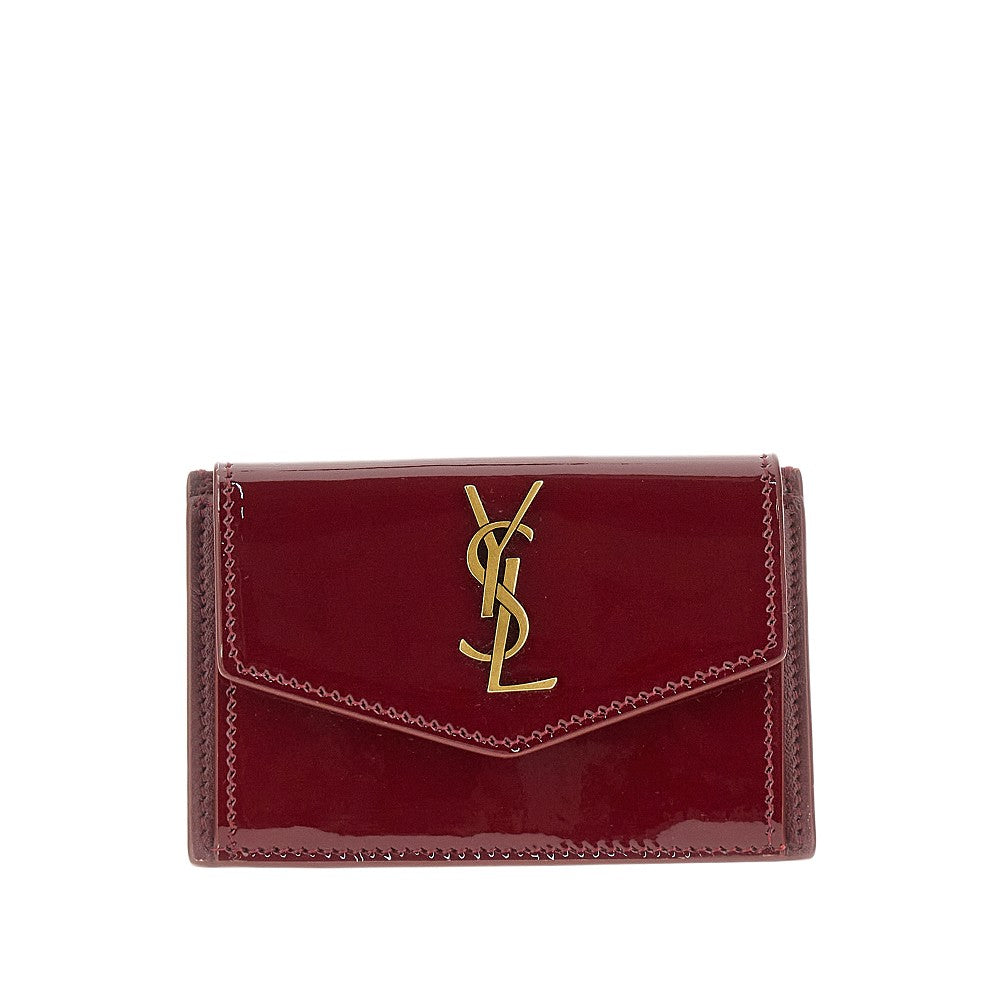 'Uptown' patent leather card case