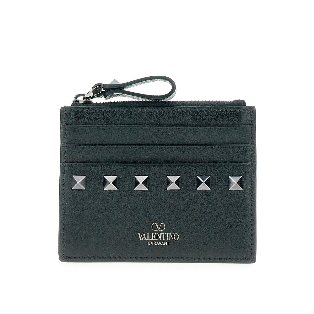 Portacarte in pelle 'Rockstud'