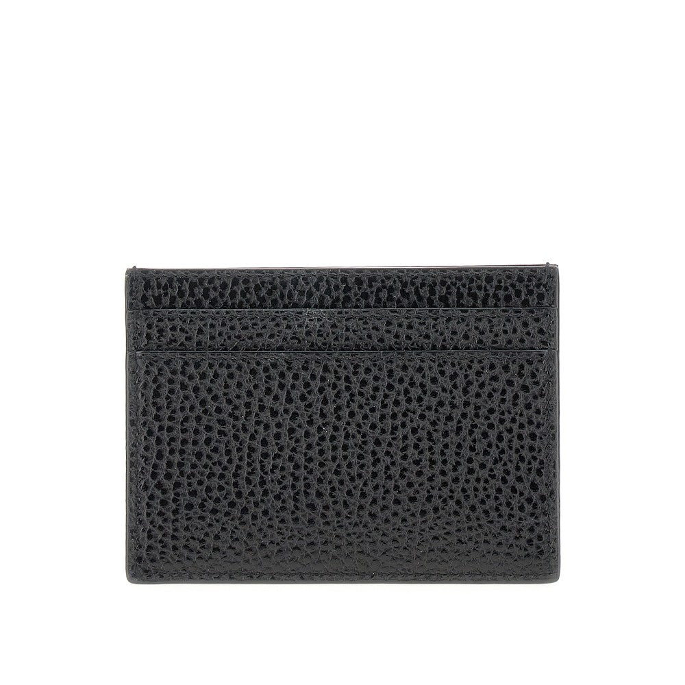 Portacarte in pelle martellata con monogram
