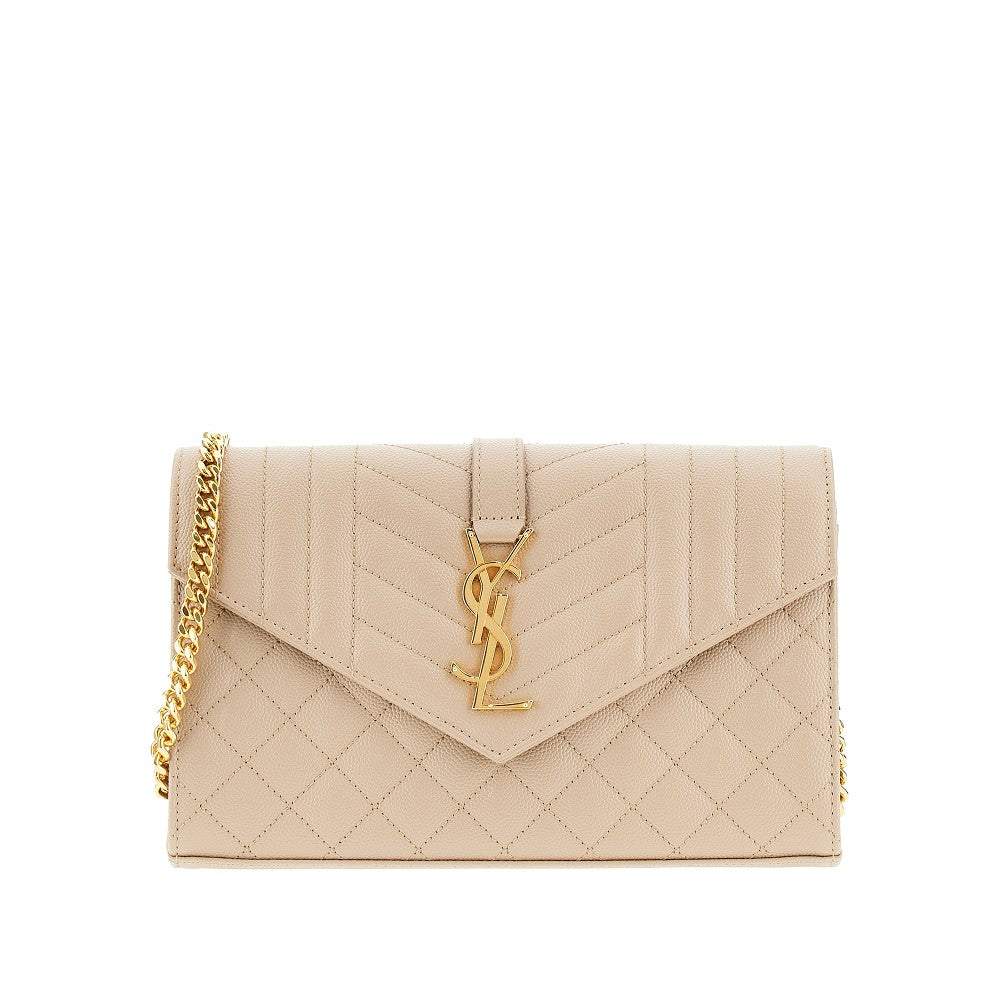 Clutch con catena e dettaglio Cassandre