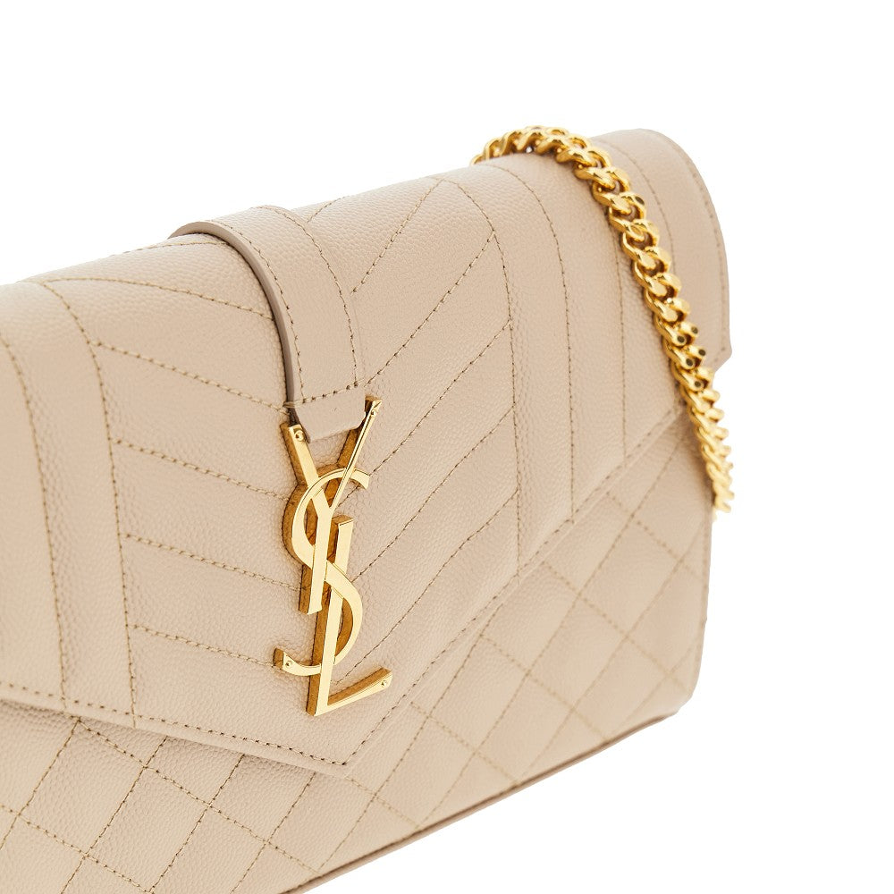 Clutch con catena e dettaglio Cassandre