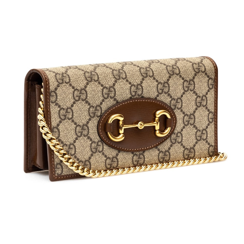 Gucci Horsebit 1955 wallet with chain