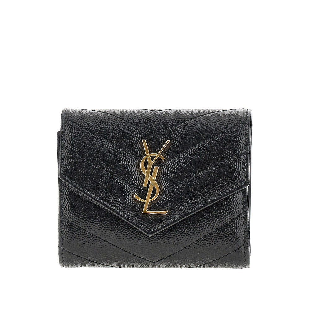 'Cassandre' leather multi-folded wallet