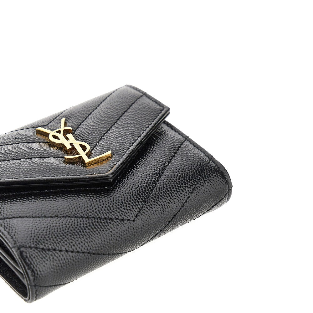 'Cassandre' leather multi-folded wallet