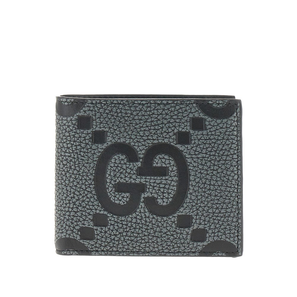 Jumbo GG grained leather wallet
