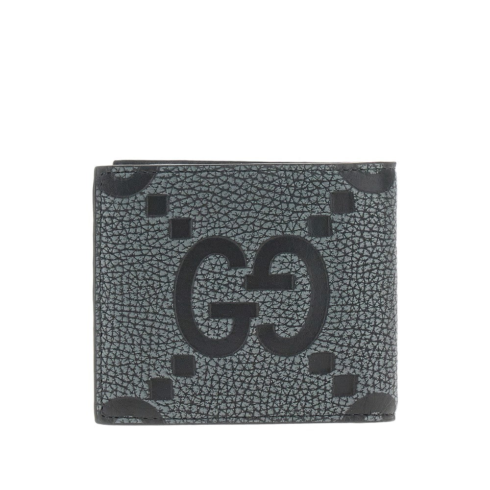 Jumbo GG grained leather wallet