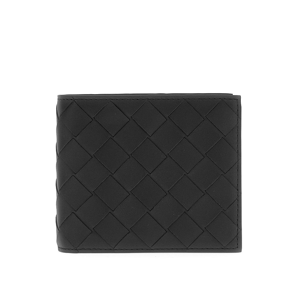 Portafoglio bi-fold 'Intrecciato'