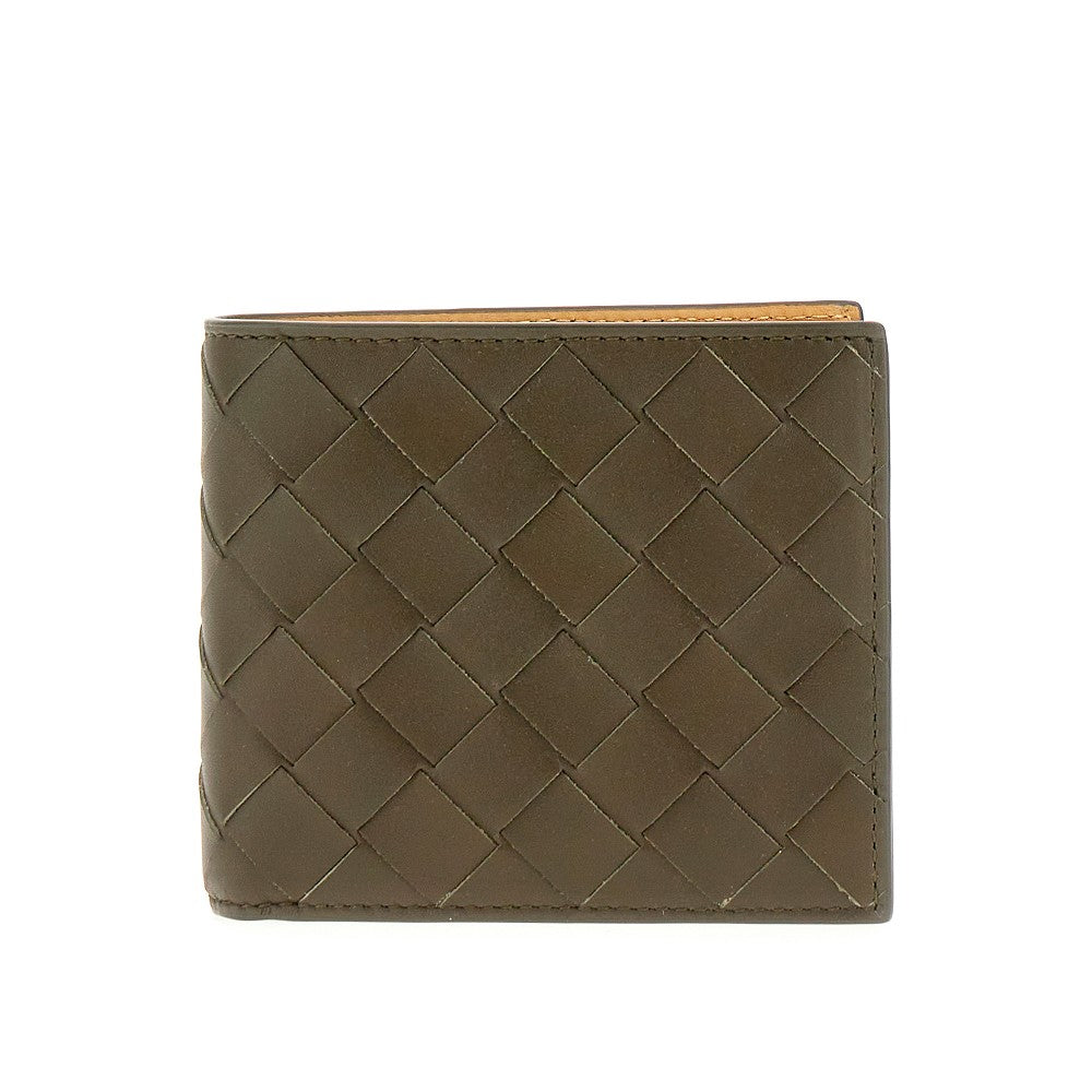 Portafoglio bi-fold 'Intrecciato'
