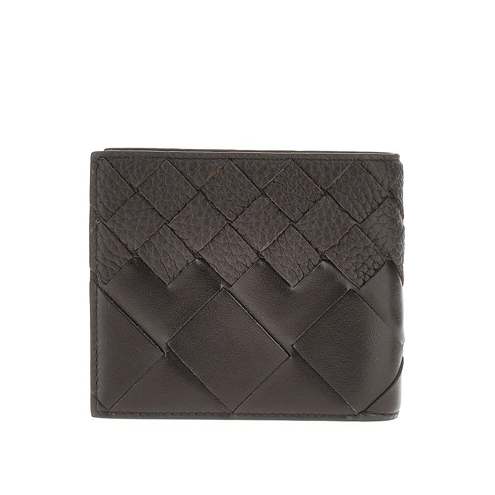 Portafoglio bi-fold 'Intrecciato'