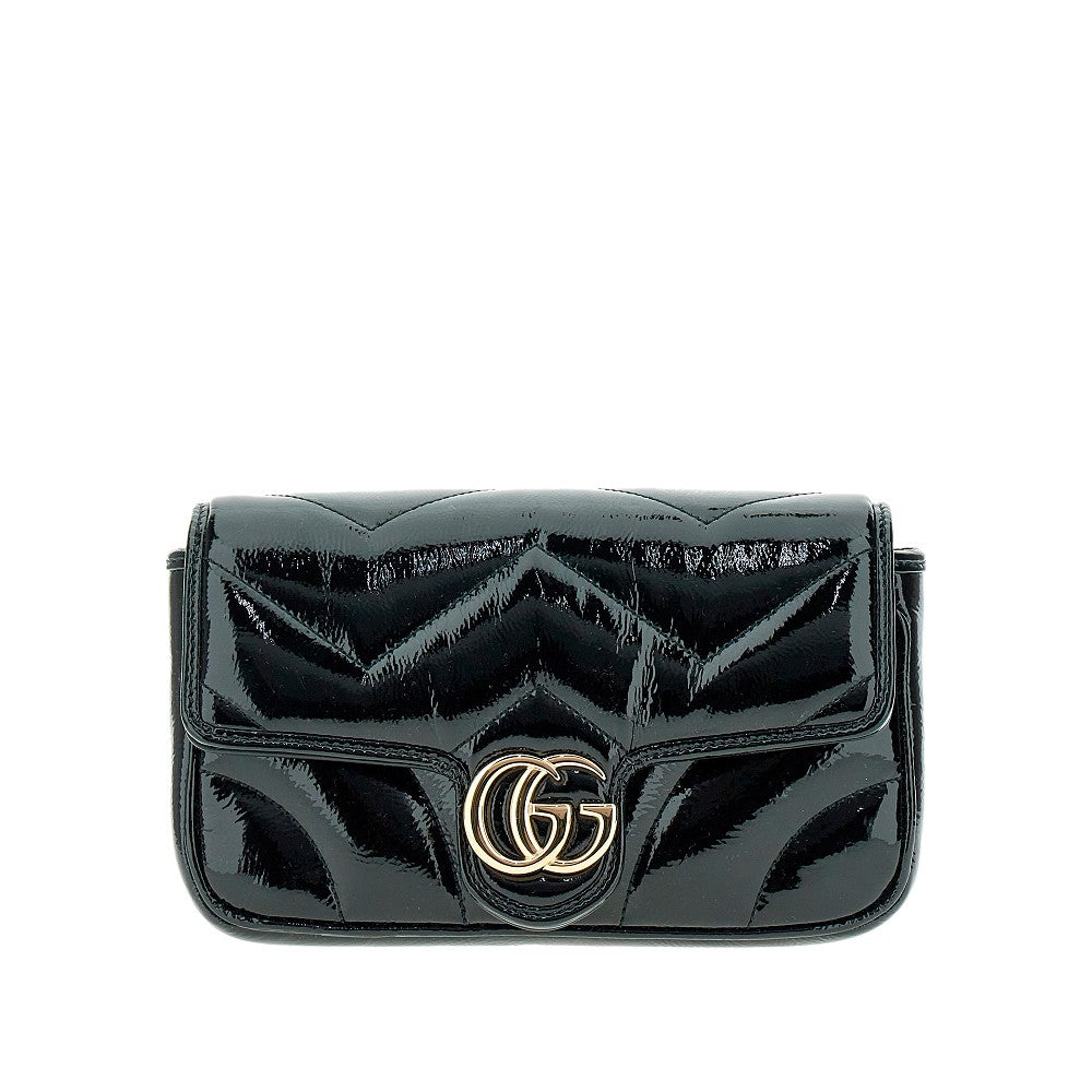 Mini borsa GG Marmont con portacarte