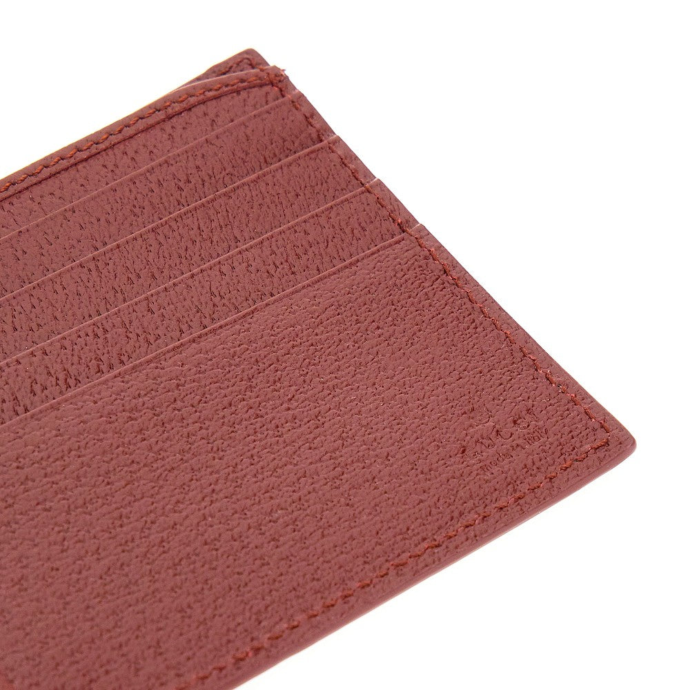 Portafoglio bi-fold con dettaglio GG smaltato