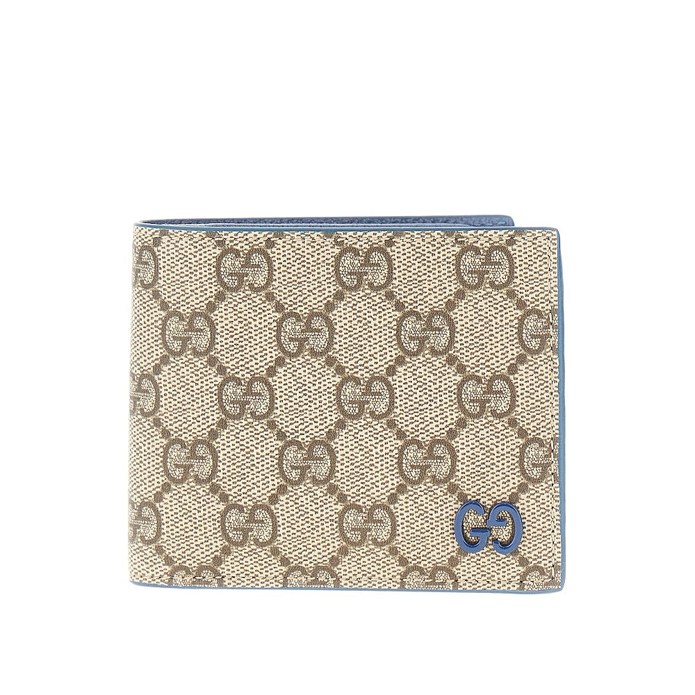 Bi-fold wallet with lacquered GG detail