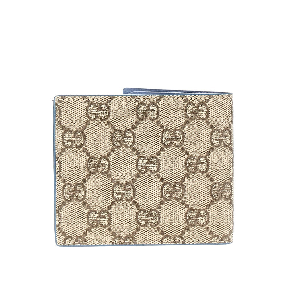 Bi-fold wallet with lacquered GG detail