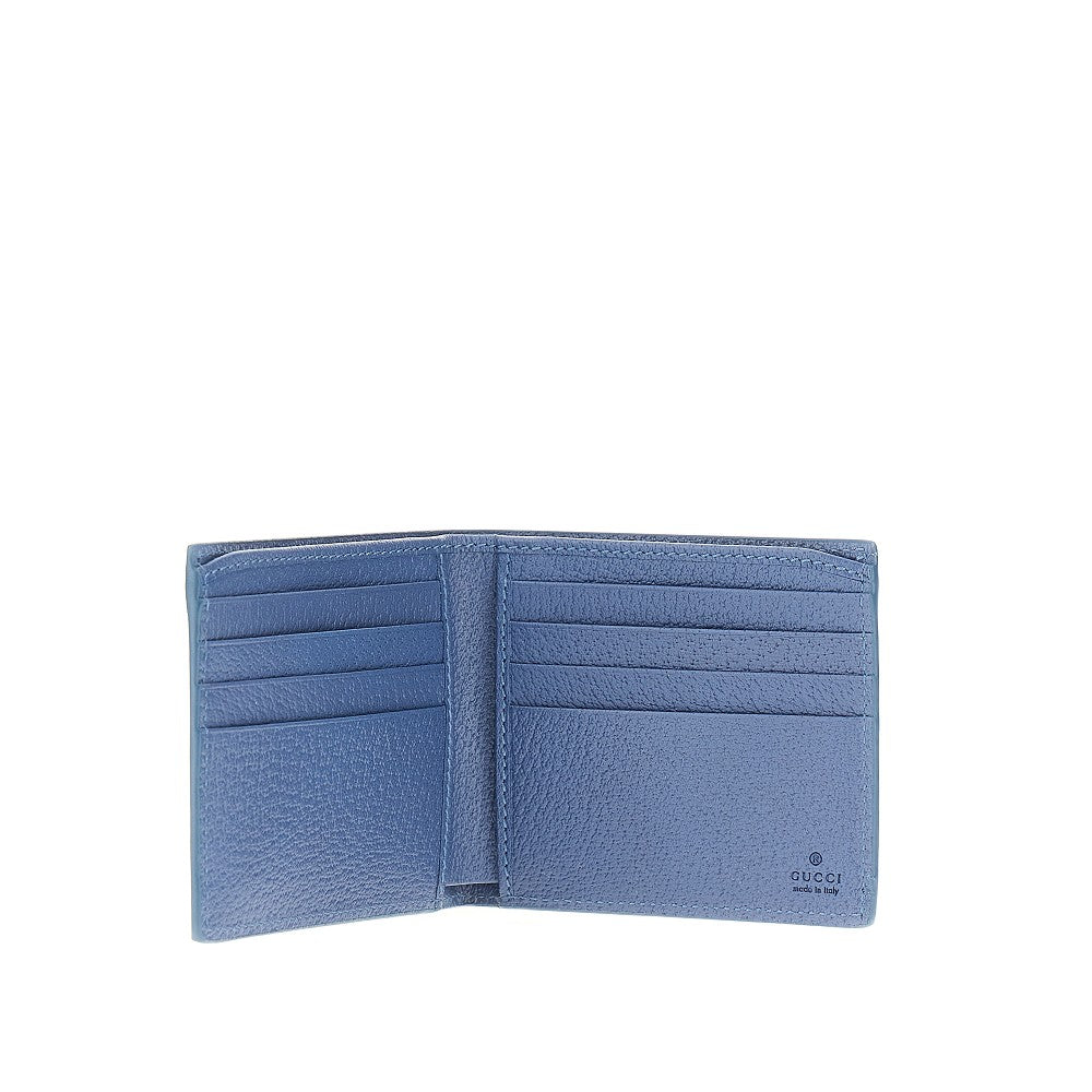 Bi-fold wallet with lacquered GG detail