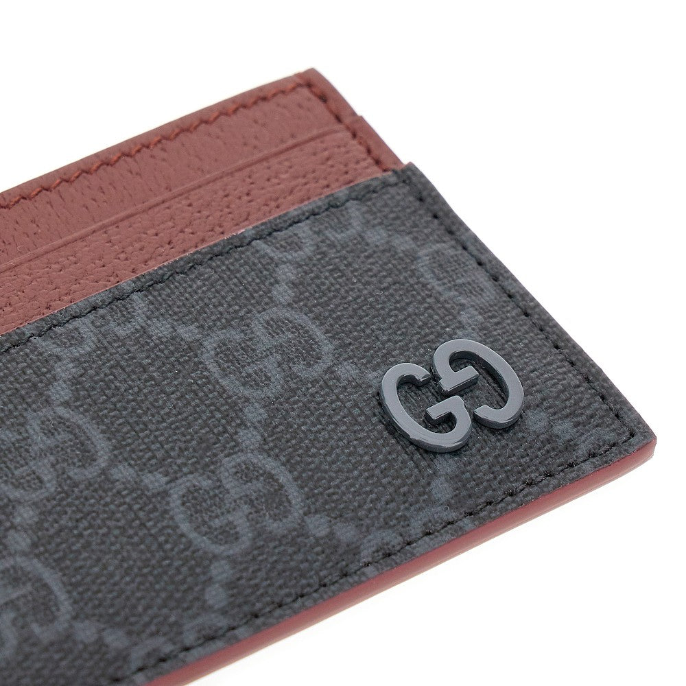 Cardholder with lacquered GG detail
