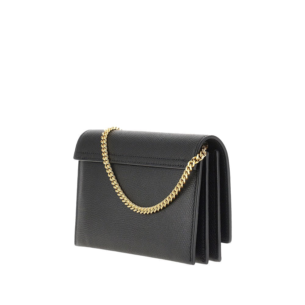 Pochette in pelle granata VLogo Signature