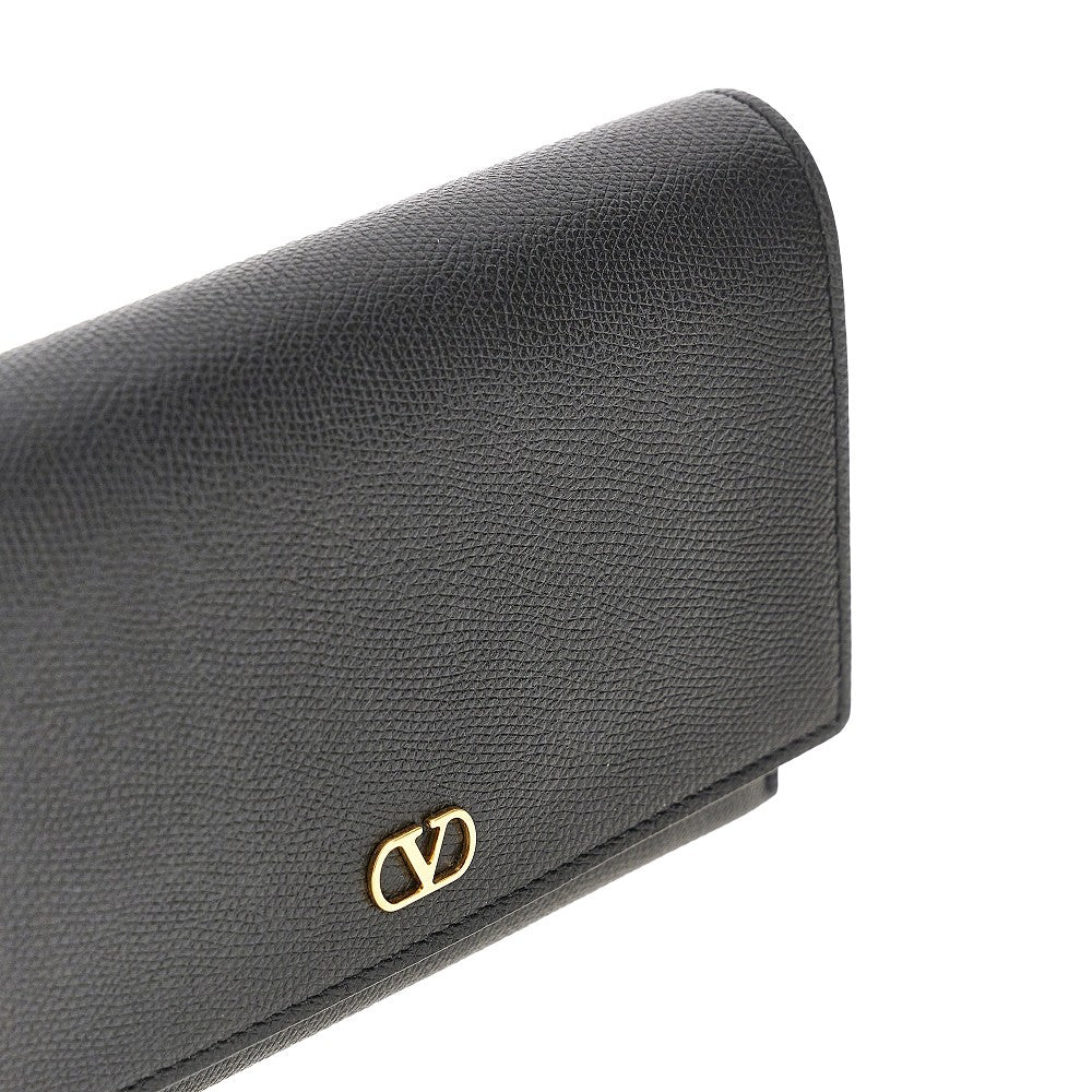 Pochette in pelle granata VLogo Signature