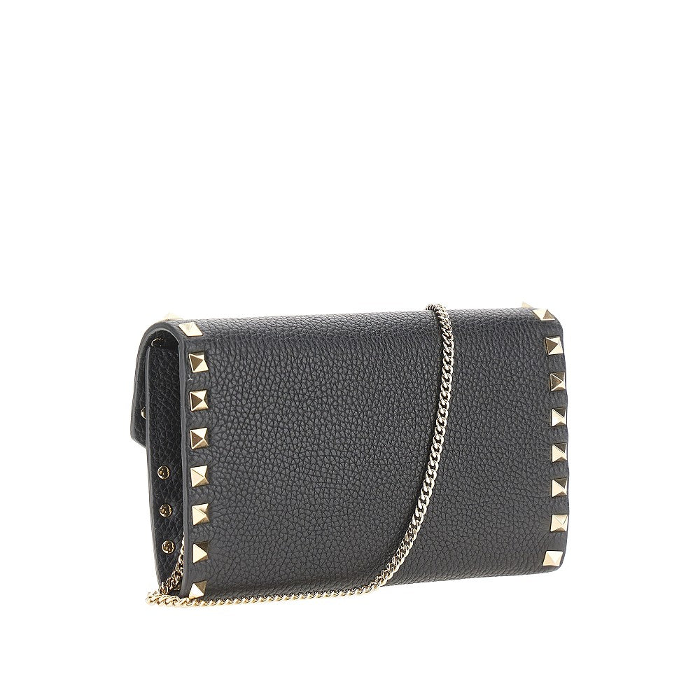 Grained leather clutch/wallet