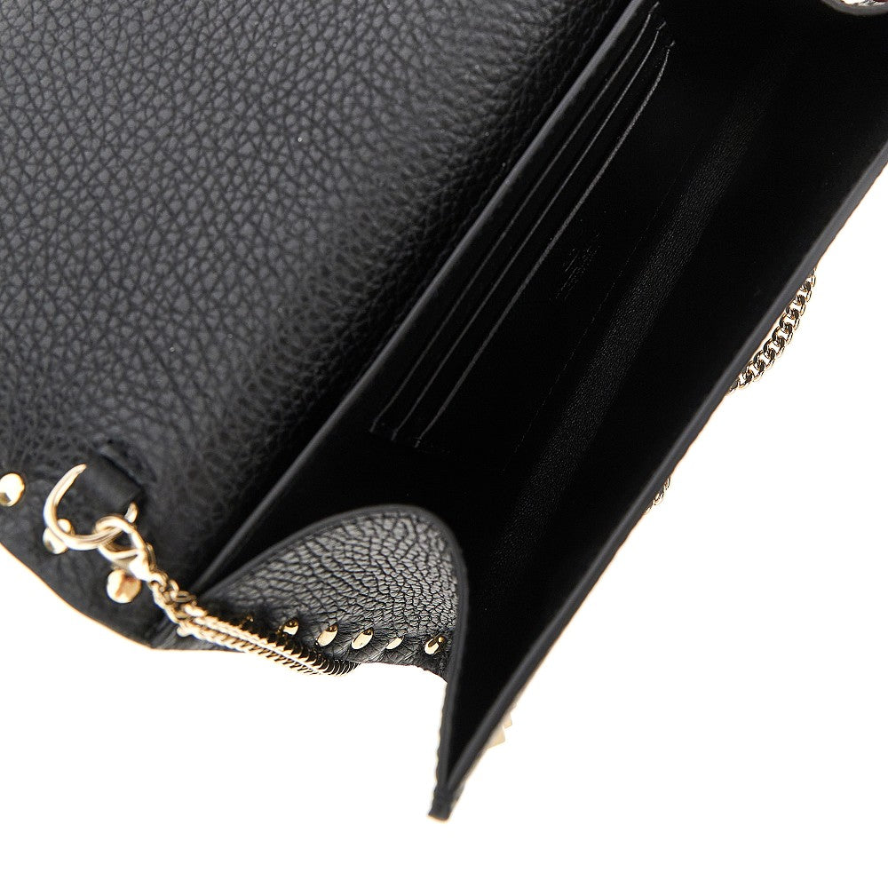 Grained leather clutch/wallet