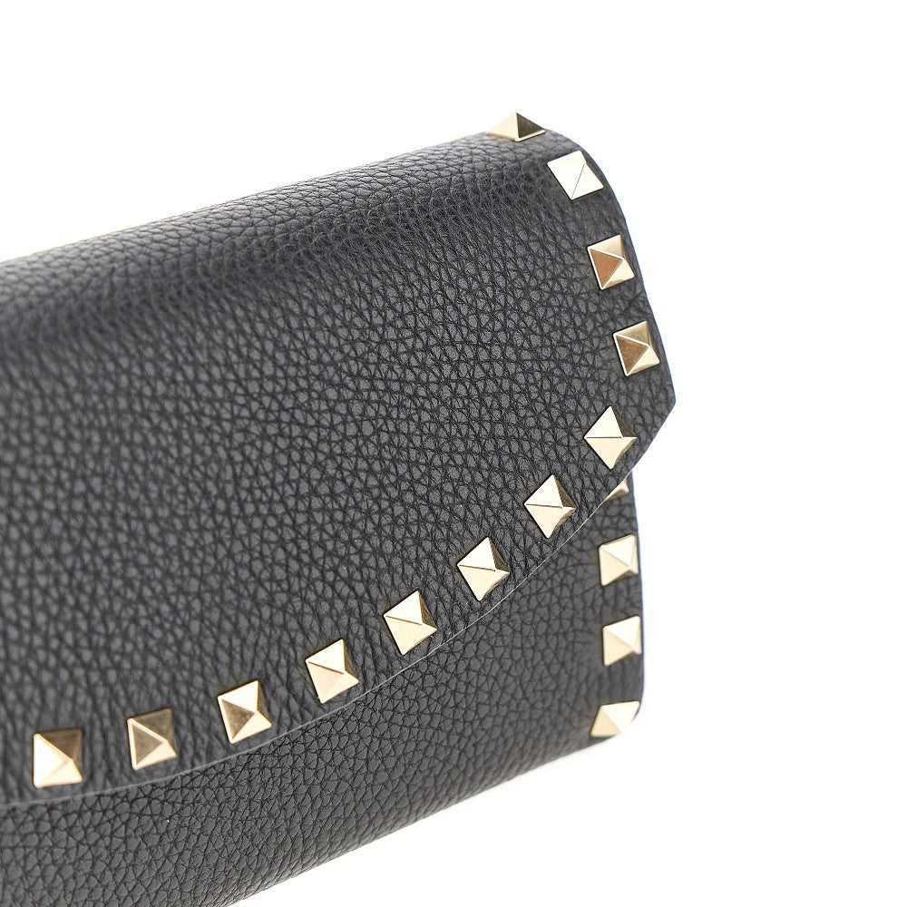 Grained leather clutch/wallet