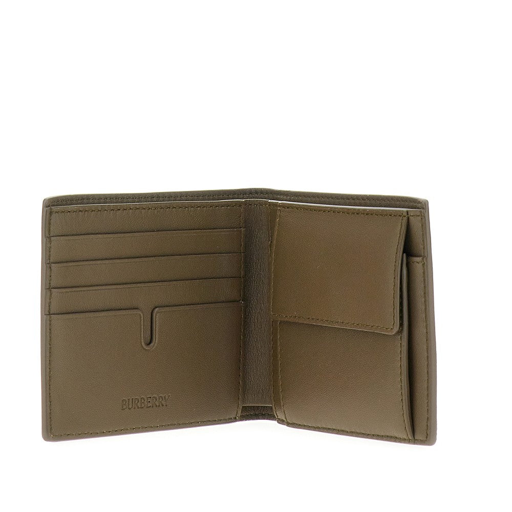 Check coated fabric bi.fold wallet