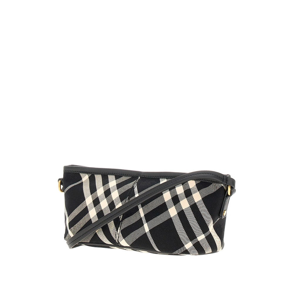 Mini bag in tessuto Check