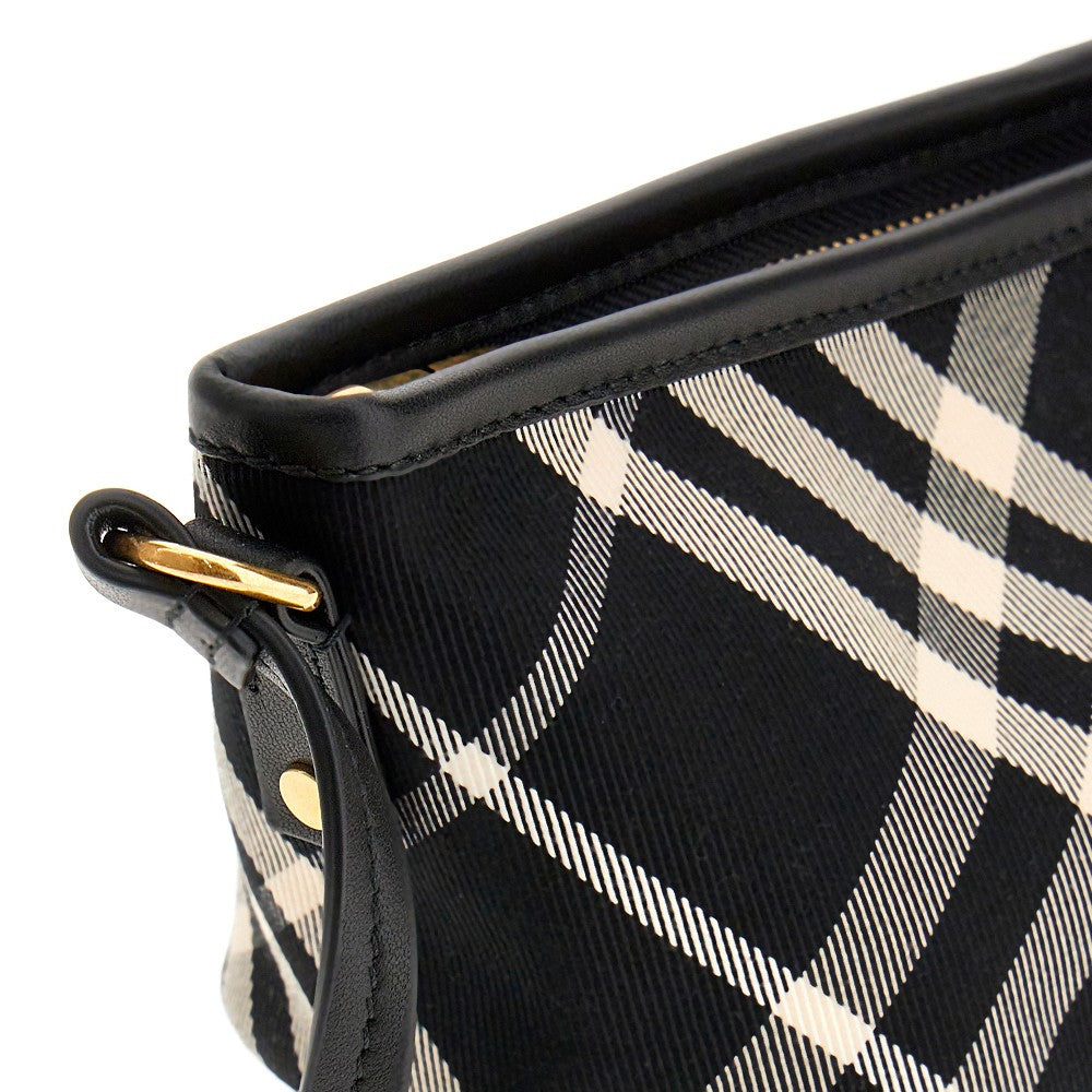 Mini bag in tessuto Check