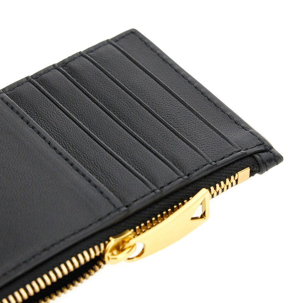 Pouch portacarte in nappa Intrecciato