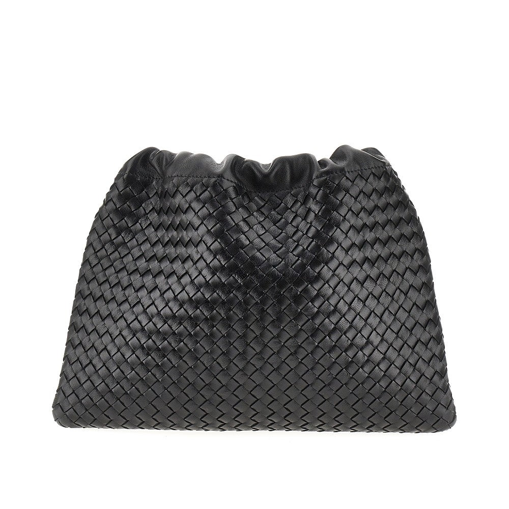 Borsa 'Dustbag Handle' in nappa intrecciata