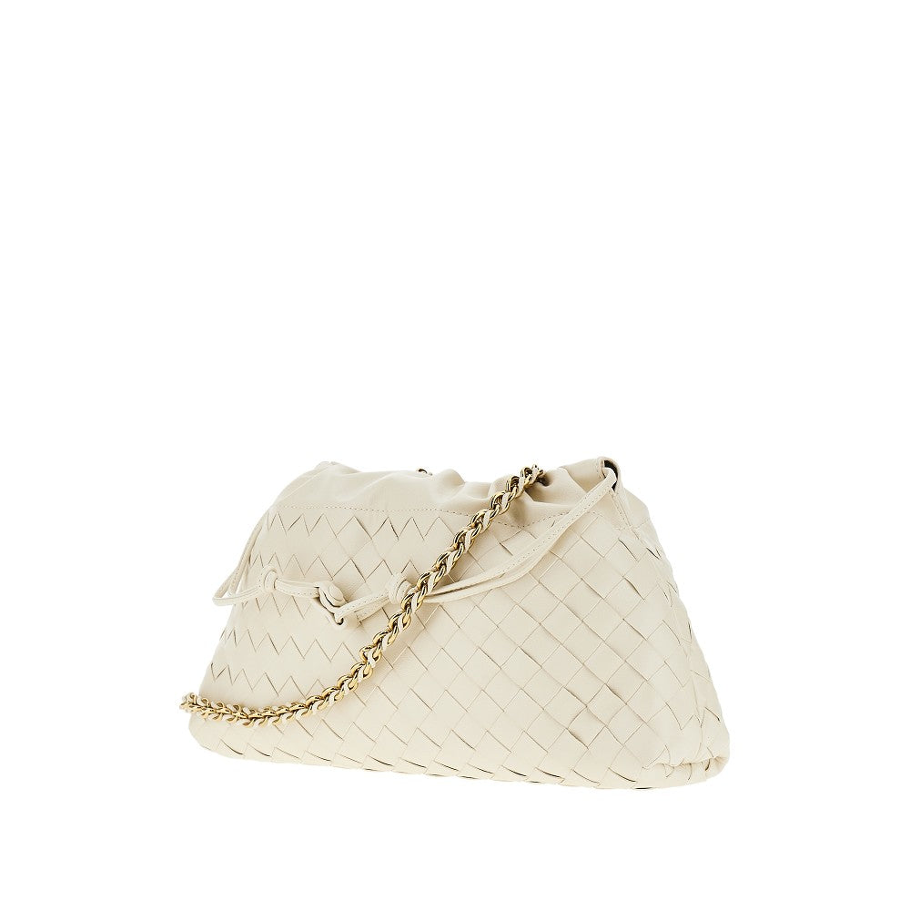 Pochette 'Notte' in pelle Intrecciato