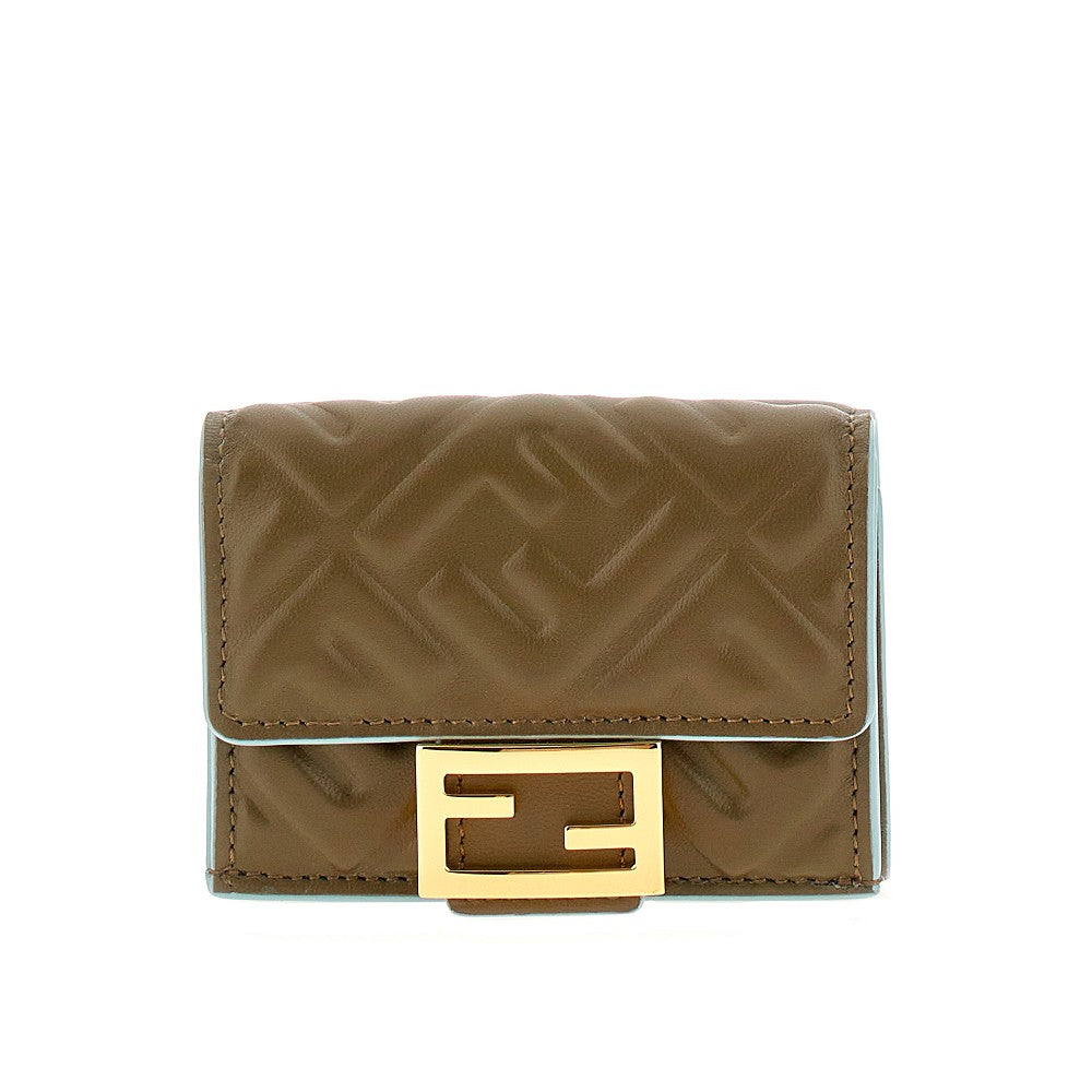 Micro portafoglio trifold Baguette